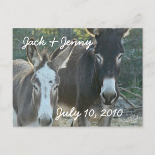 Carte Postale Faire-part Mules-enregistrez la date-personnalisez