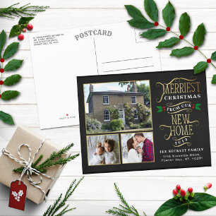 Carte Postale Faire-part Noël le plus joyeux Nouveau Accueil 3 Photo