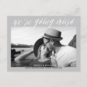 Carte Postale Faire-part Nous Allons Nous Micro  Mise à jour Mariage