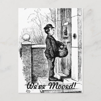 Carte Postale Faire-part Nous avons changé d'adresse
