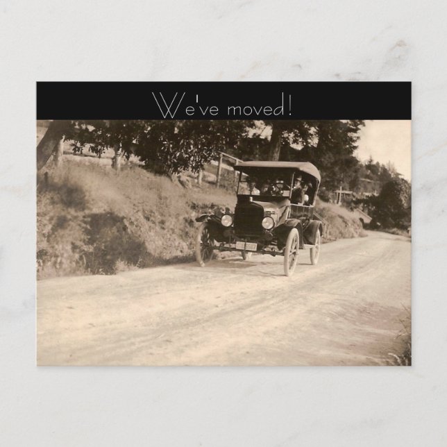 Carte Postale Faire-part Nous avons déménagé (Devant)