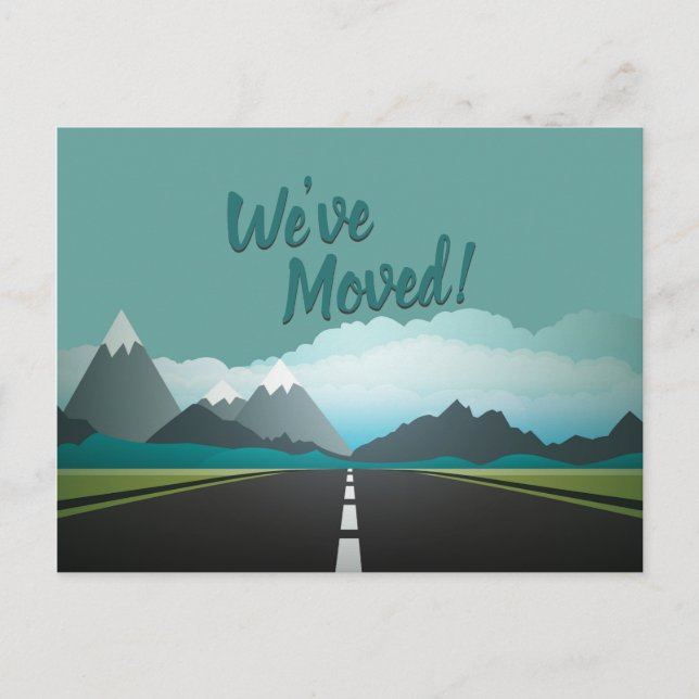 Carte Postale Faire-part Nous avons déménagé Annonce de nouvelle adresse (Devant)