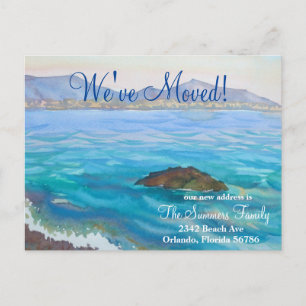 Carte Postale Faire-part Nous avons déménagé Annonce de nouvelle adresse Se