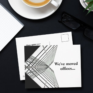 Carte Postale Faire-part Nous avons déménagé nos bureaux Adresse de l'entre