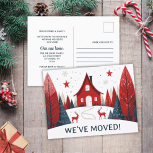 Carte Postale Faire-part Nous avons déménagé Nouvelle adresse de maison sca