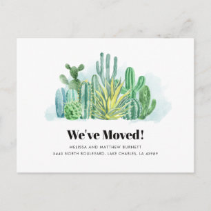 Carte Postale Faire-part Nous avons déplacé le changement d'adresse