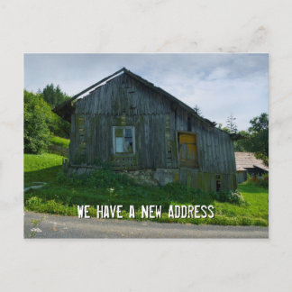 Carte Postale Faire-part Nous avons une nouvelle adresse | Drôle
