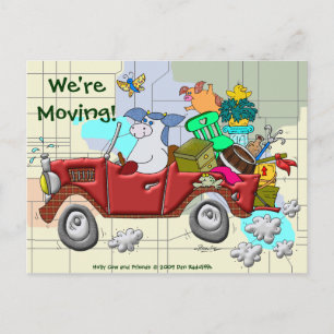 Carte Postale Faire-part Nous sommes en mouvement !