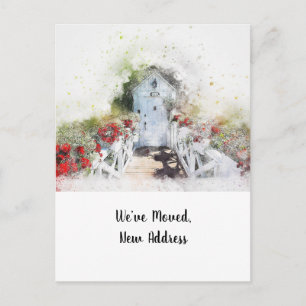 Carte postale Faire-part nouvelle adresse