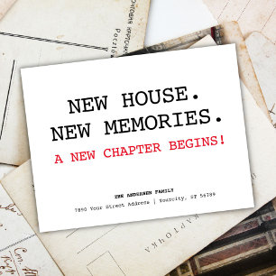 Carte Postale Faire-part Nouvelle Maison Changement d'Adresse Nous Avons Dé