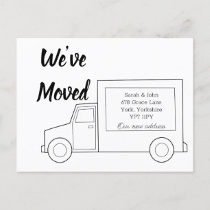 Carte Postale Faire-part Nouvelle Maison Simple Nouvelle Adresse Nous Avons
