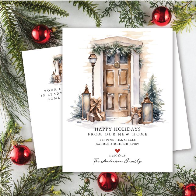 Carte Postale Faire-part Nouvelle porte avant à domicile (Créateur téléchargé)