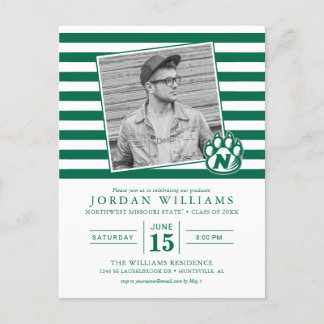 Carte Postale Faire-part NW Missouri State Graduate
