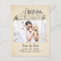 Old Fairytale Castle Photo Enregistrer la date
