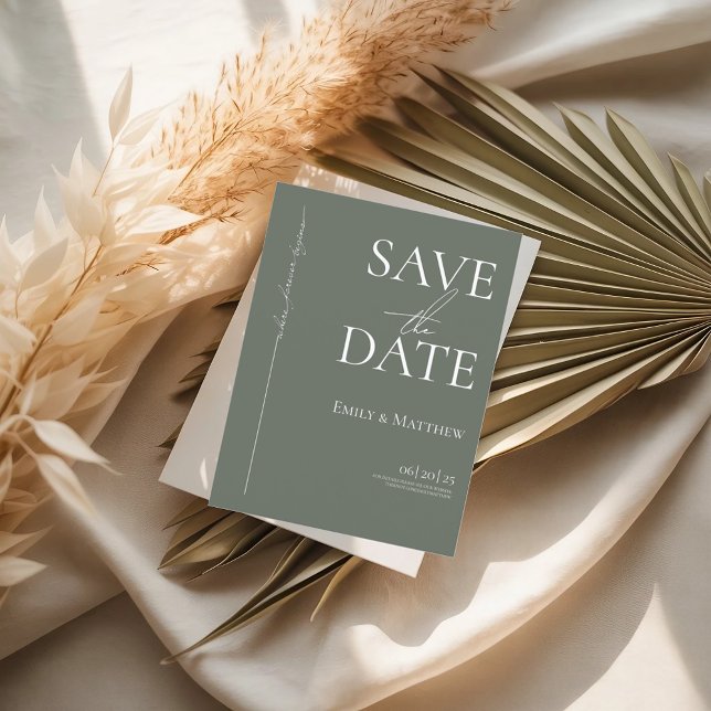 Carte Postale Faire-part Où Forever Commence À Enregistrer La Date (Créateur téléchargé)