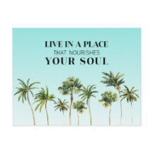 Palmiers Motivationnel Dit Aqua Ombre Moving