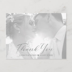 Carte Postale Faire-part Parties scintillant en marbre Merci Turquoise Arge