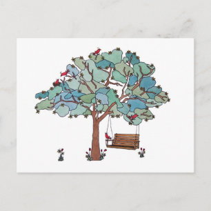 Carte Postale Faire-part Pays Swing Moving Nouvelle adresse