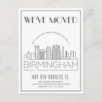 Paysage urbain de Birmingham Style Deco Changement