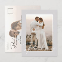 Pensez-Nous Dans Enregistrer La Date Mariage Photo