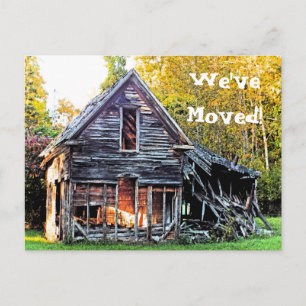 CARTE POSTALE FAIRE-PART PERSONNALISABLE "NOUS AVONS DÉMÉNAGÉ"/PHOTO/MAISON