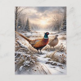 Carte Postale Faire-part Pheasant 