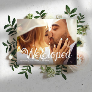 Carte Postale Faire-part Photo Casua Elopement