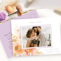 Photo Peach Blush Lavender Wedding Enregistrer la