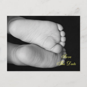 Carte Postale Faire-part Pieds bébé mignons