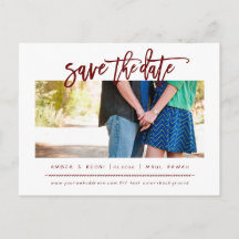 PixDezines Bourgogne Écriture Brossée Moderne