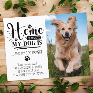 Carte Postale Faire-part Poids photo personnalisé pour animal de compagnie 