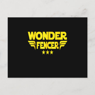 Carte Postale Faire-part Poison de Fencing | I Always Win All Match