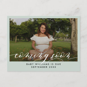 Carte Postale Faire-part Prochainement Grossesse Photo