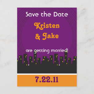 Carte Postale Faire-part Purple de Motown