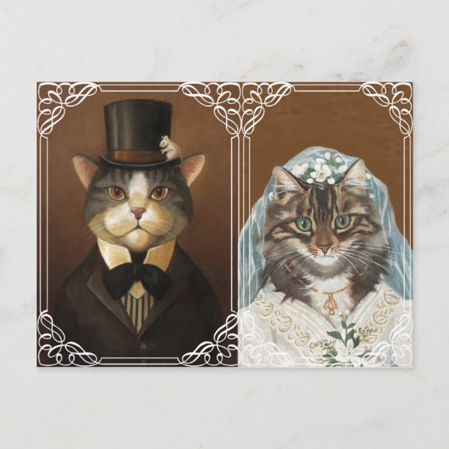 Carte Postale Faire-part réservez la date (Devant)