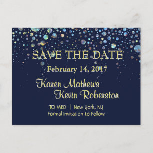 Carte Postale Faire-part Réservez la date