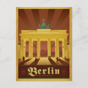 Carte Postale Faire-part Réservez la date   Berlin, Allemagne