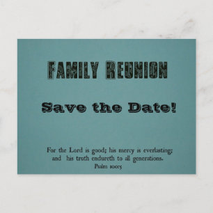 Carte Postale Faire-part Réunion de famille : Enregistrer la date !