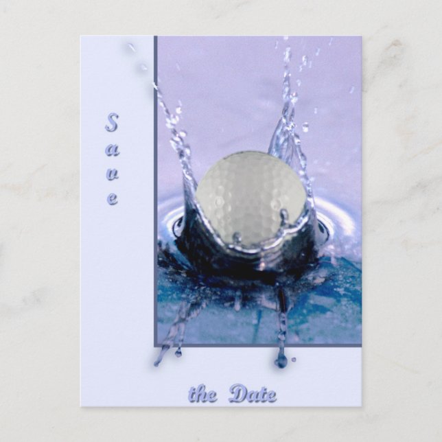 Carte Postale Faire-part Risque d'eau (Devant)