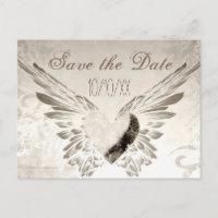 Rois rustiques Angel Coeur Vintage Enregistrer la