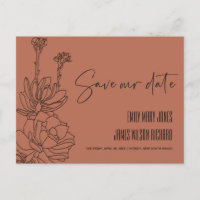 RUST DESERT CACTI SUCCULENT SKETCH ENREGISTRER LA