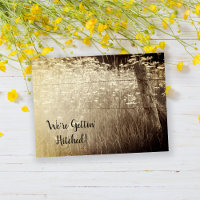 Rustic Fence Post Fleur sauvage Pays Sepia Mariage