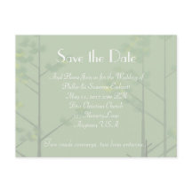 Sage Green Tree Art Enregistrer le rappel de date