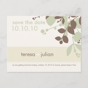 Carte Postale Faire-part Sauvegarder la date :: native 5