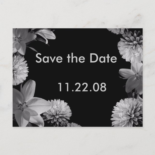 Carte Postale Faire-part Sauver la date (Devant)