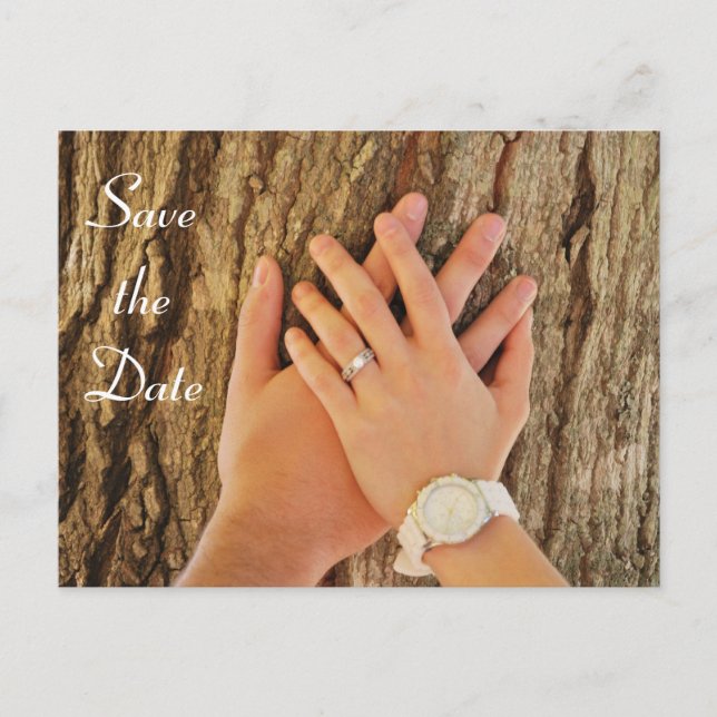 Carte Postale Faire-part Sauver la date (Devant)