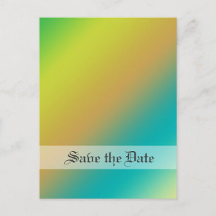 Carte Postale Faire-part sauver la date