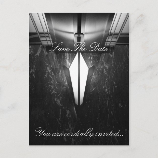 Carte Postale Faire-part Sauver la date (Devant)