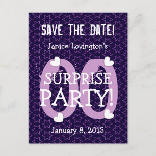 Carte Postale Faire-part Sauver la date n'importe quelle année surprise Ann