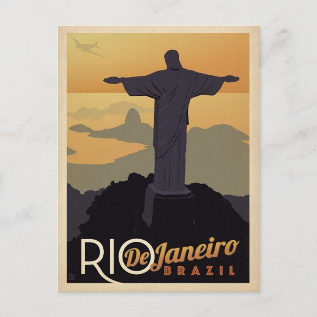 Carte Postale Faire-part Sauver la date | Rio De Janiero, Brésil (Devant)